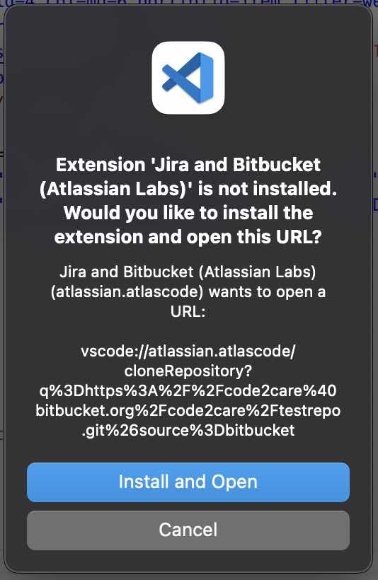 VS Code BitBucket Extension